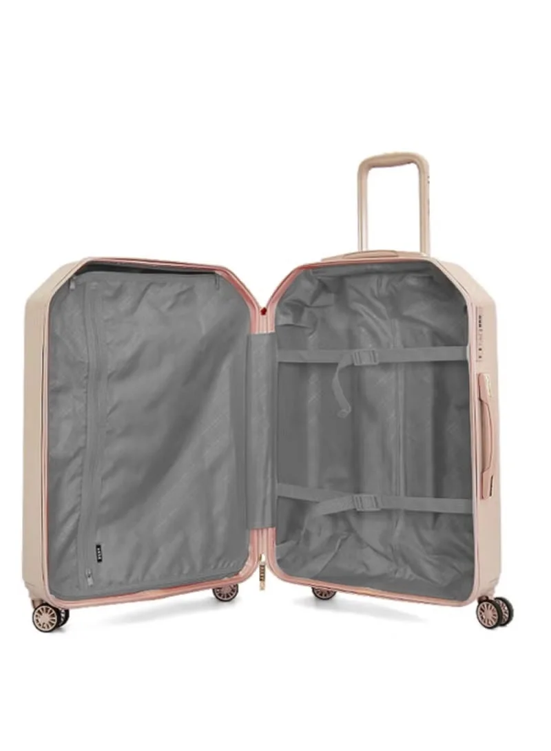 DKNY  DKNY Allure 3-Piece Hardsided Luggage Set on Wheels for Unisex | Ultra Lightweight ABS with Spinner Wheels 4 Color Champagne for Women | Best Price UAE